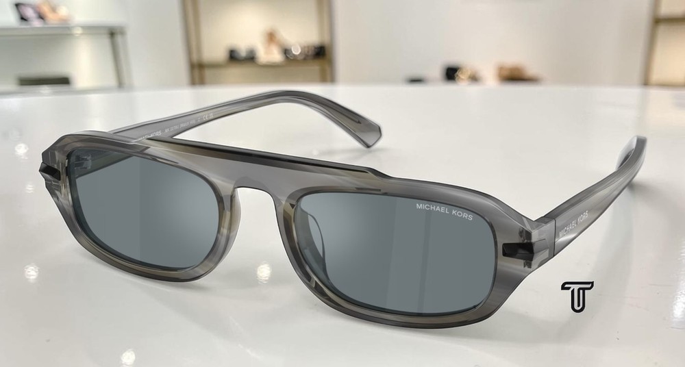 MICHAEL KORS MK2279U 40476G Watch Hill Horn Grey 55 mm Men’s Sunglasses