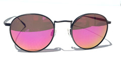 NEW Maui Jim NAUTILUS Bronze Titanium POLARIZED Sunrise Lens Sunglass P544-14
