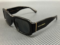 DOLCE & GABBANA DG4503 501 87 Black Grey Men’s 57 mm Sunglasses