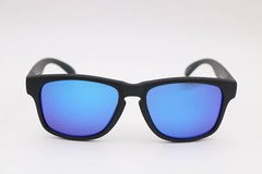 Eyebuydirect Oceanic Black/Blue Mir. Square C1 Polarized Sunglasses 55-17-142