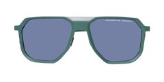 NEW PORSCHE DESIGN P8980 SUNGLASSES 58-18-150 B GREEN FULL-RIM ITALY GEOMETRIC