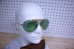 Vintage American Optical A.O FUL-VUE 1 Wire Rim Driving Pilot Glasses Sunglasses