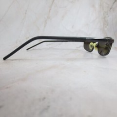 Nike Sunglasses Frame Unisex Adults Polished Black Metal Full Rim Rectangular