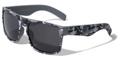 Mens Polarized Camouflage Sunglasses Rubberized Soft Touch UV400 Camo Shades