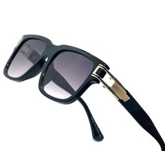 Men Sunglasses Black Lens Designer Shades Fashion Classic Hip Hop Rapper Square