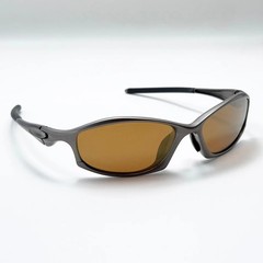 Oakley Hatchet X-Metal Sunglasses Gunmetal Frame Brown Lens Vintage RareIN BOX