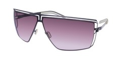 NEW MYKITA ANAIS SUNGLASSES MENS 64-8-125 WRAP PURPLE FULL-RIM 10 GERMANY METAL