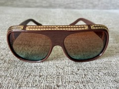 Louis Vuitton 1.0 Millionaires Sunglasses Featuring Brown Shell Acetate Frame
