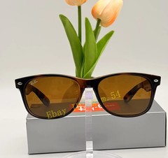 RAY-BAN NEW WAYFARER RB2132 SUNGLASSES BROWN B-15 LENS HAVANA FRAME 55MM MEN