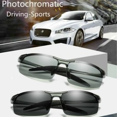 Aluminum HD Polarized Photochromic Sunglasses Men Driving Sport Outdoor Glasses