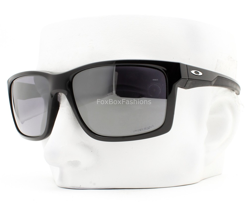 Oakley Mainlink Sunglasses Polished Black Prizm Black OO9264-4861 with Pouch