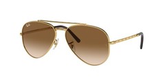 New Ray Ban Sunglasses NEW AVIATOR RB3625 001/51 GOLD/GRADIENT BROWN 62MM