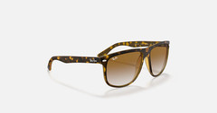 Ray-Ban Boyfriend Polished Light Havana/Light Brown Gradient 60 mm Sunglasses