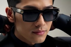 Men Sunglasses White Beige Tortoise Frame Hip Hop Style Rapper Gangster Model
