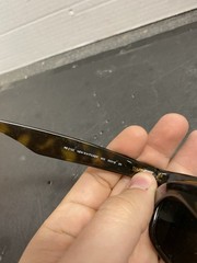 Ray-Ban RB2132 New Wayfarer Sunglasses 55mm Havana Frame Brown Gradient Lens UV