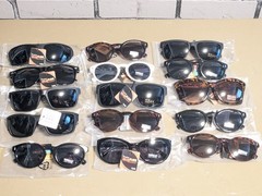 Lot of Sunglass Wholesale Bulk Sport Mens Assortment 15 PCS Mix