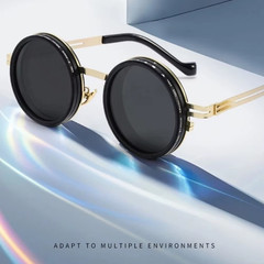 ND2-400 Adjustable ND Filter UV400 Polarized Fishing Outdoor Sunglasses Men