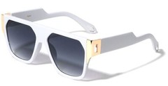 SUNGLASSES MEN DESIGNER STYLE SHIELD FANCY VINTAGE RETRO MODERN SQUARE SHADES