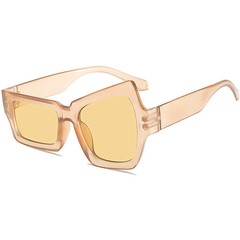 Irregular Square Sunglasses UV400 Unisex Asymmetrical Casual Party Eyewear