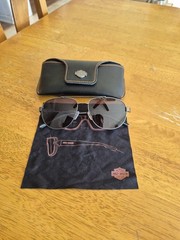 Harley Davidson HD1003X 09C Silver Metal Aviator Sunglasses Frame 60-16-150