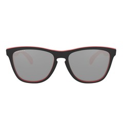 Oakley Frogskins Asian Fit 50/50 Sunglasses Bright Red Black Prizm Black Lens
