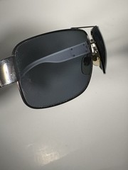 Burberry Gunmetal Grey Black Sunglasses BE3040 1005/81 Italy