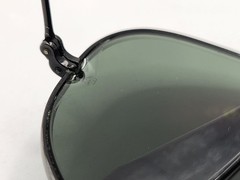Vintage 90s Rayban B&L Aviator Pilot Sunglasses Black Frame Made In USA