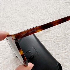 Saint Laurent SL285 Sunglasses, Havana / Green (54-20-150)