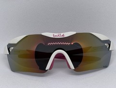 Bollé 6th Sense Sunglasses – White/Pink Mirrored Lens in Italy