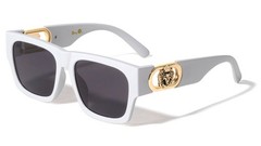 Men Sunglasses Fashion Designer Dark Black Hip Hop Gangster Style Square Shades