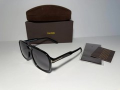 Tom Ford Raoul FT0753 01B Shiny Black Navigator Sunglasses 62mm