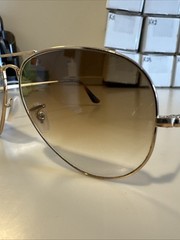 Ray-Ban RB 3689 Gold/Brown Shaded (9147/51) Sunglasses #K31