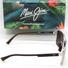 NEW Maui Jim PIHA Polarized Sunglasses Matte Silver / Dual Mirror Lens DBS621-17