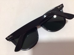 RAY-BAN Men’s WAYFARER RB 2140 901 SUNGLASSES / Hand Made In Italy K (54-18 3N)