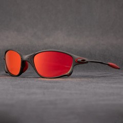 Oakley X Metal Juliet Cyclops Sunglasses Ruby Polarized Glass Titanium Goggles