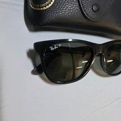Ray-Ban Wayfarer Polarized Black Sunglasses Case RB 4184 601/9A 54 17 145 3P