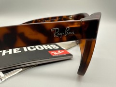 NEW Ray-Ban Justin Brown Polarized Sunglasses Matte Tortoise RB4165 865/T5