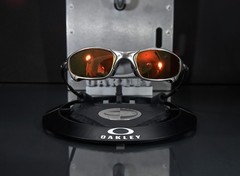 Oakley JULIET Plasma Finish Frame with Fire Polarized Lenses+Oakley Vault & Bag