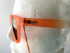 NEW SUPERDRY SUPERFARER 150 SUNGLASSES Grey / Orange