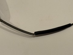 Vintage Oakley E Wire Gen 1 Sunglasses 90s Y2K Black Metal Oval Frame