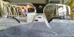 🇺🇲 1990’s Gargoyles Safety Glasses / Cycling / Pickleball, Military Case !!