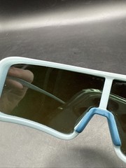 Blenders Rainwalker Eclipse Wrap Around Satin Metallic Blue Sunglasses