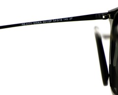 Ray-Ban Women Sunglasses RB4171 Erika Black Frame Polarized Green Lens 54mm