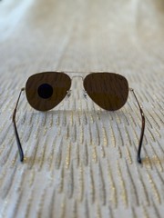 Ray-Ban RB3025 Aviator Large Metal 001/57 Polarized Brown Sunglasses 58-14 135mm