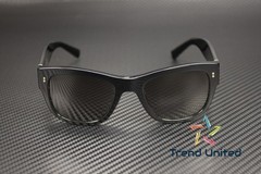 DOLCE & GABBANA DG4338 501 87 Black Grey 52 mm Men’s Sunglasses