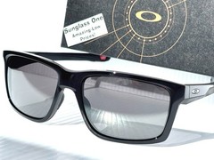 NEW Oakley MAINLINK XL Polished Black PRIZM Black Lens Sunglass 9264-48