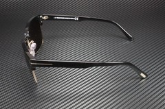 Tom Ford River FT0367 01D Shiny Black Smoke Polarized 57 mm Men’s Sunglasses