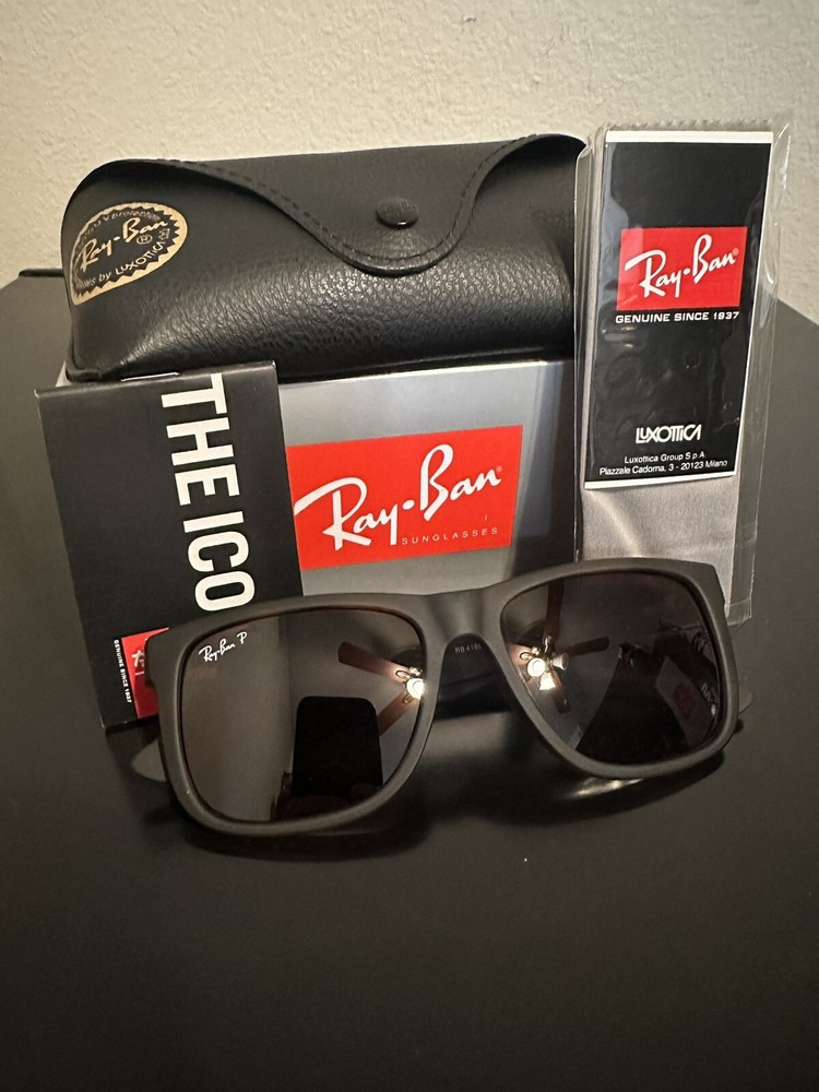 Ray Ban Justin Classic Matte Havana/Brown Gradient Polarized 54 mm