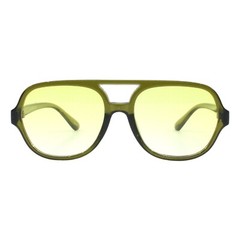 Unisex Retro Fashion Sunglasses Flat Top Racer Pilot Translucent Colors UV400