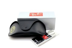 POLARIZED New RAY-BAN PREDATOR Matte Black Wrap Sunglasses RB 4033 601-S/48